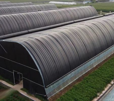 Sistema de cultivo hidropónico de tuberías de agua de múltiples tramos para la eficiencia de la acuicultura en invernadero