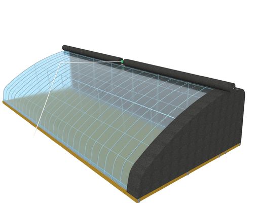 Sistema de cultivo hidropónico de tuberías de agua de múltiples tramos para la eficiencia de la acuicultura en invernadero