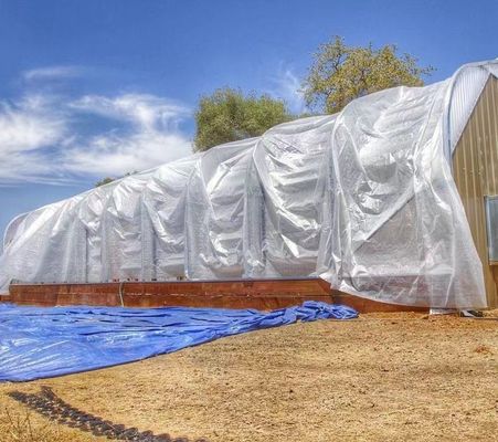 Invernadero de cultivo de hortalizas con vibrador de nieve Devolución de reembolsos en 30 días