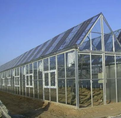 6/9.6/12metros Invernaderos fotovoltaicos de una sola/múltiplas extensiones para iluminar el campo