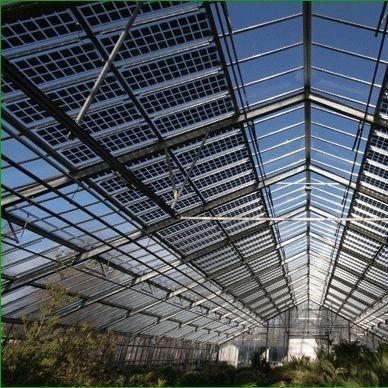 Sistema fotovoltaico para invernaderos comerciales con película de plástico PE/Po para la agricultura sostenible