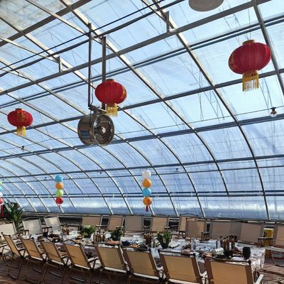 Invernadero de luz solar de varias extensiones La mejor opción para la producción de vegetales hidropónicos