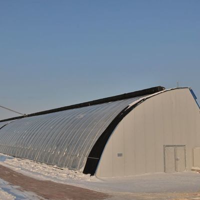 Invernadero con techo arqueado La solución definitiva de luz solar para el cultivo de tomates y pepinos