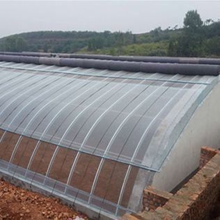 2000.000kg de cultivo de tomate y pepino Sol Sol Solución de invernadero con techo arqueado