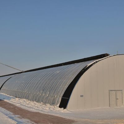 Sistema de riego Invernadero de luz solar para vegetales Moneda estadounidense y calefacción temporal
