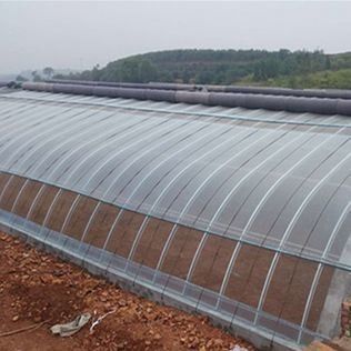 1209cm * 235cm * 239cm Invernadero de película para sombreado y ventilación de las plantaciones de tomate