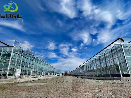 Petición personalizada Casa de plantación de refrigeración por rocío para plántulas estructura de acero personalización