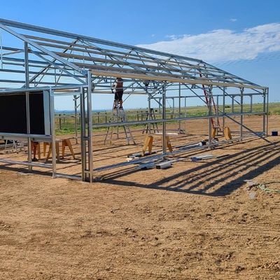 EE.UU./Ca Invernadero agrícola de película de túnel de una sola franja para hongos y verduras