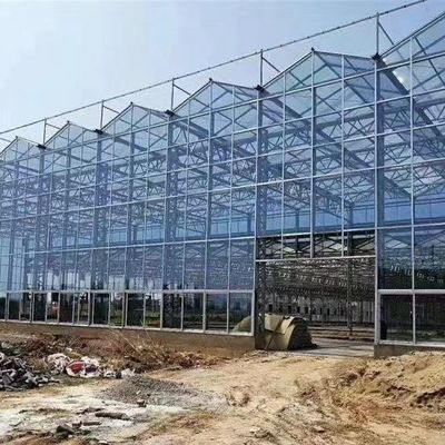 Invernadero de vidrio Ju Xiang con techo tipo Costo de envío y tiempo de entrega estimado