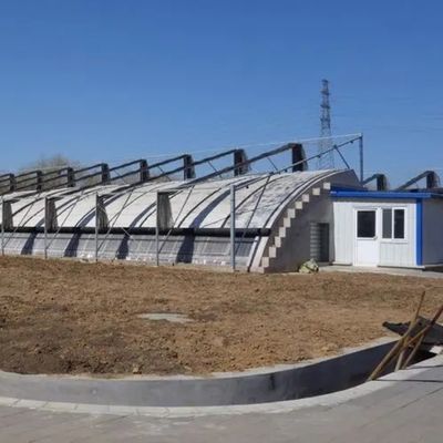 Techo con forma de arco JX-Arch Greenhouse para el cultivo hidropónico de tomate y fresa