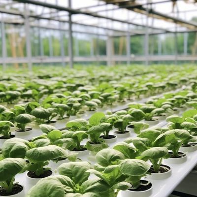 Invernadero de vidrio de múltiples estadios para el crecimiento de las plantas