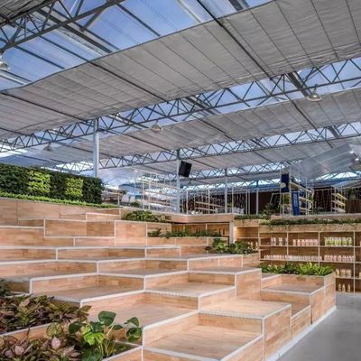 Techo en forma de un tipo de techo invernadero de vidrio hidropónico para gran cultivo de verduras
